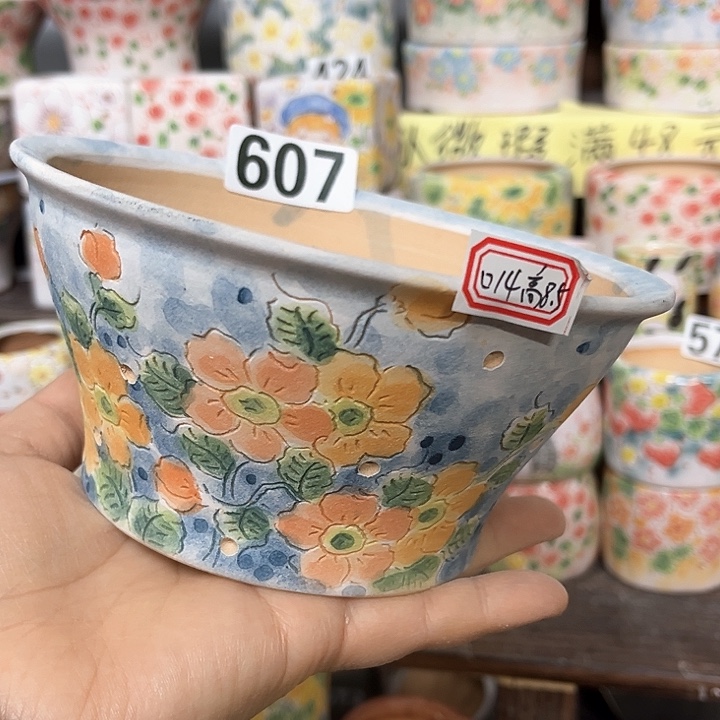 红陶手工多肉植物花盆