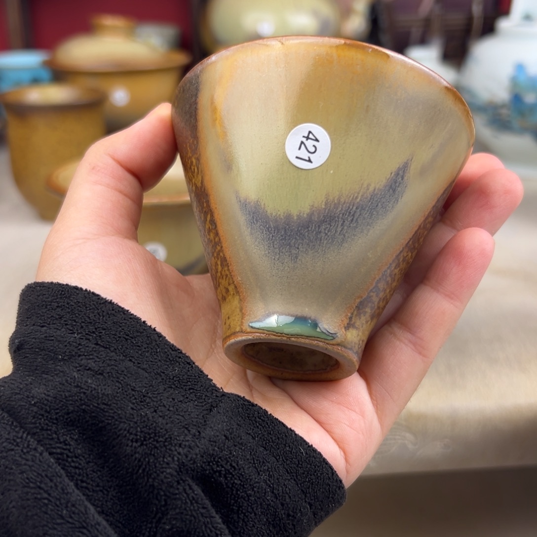 杯纯手工柴烧主人杯