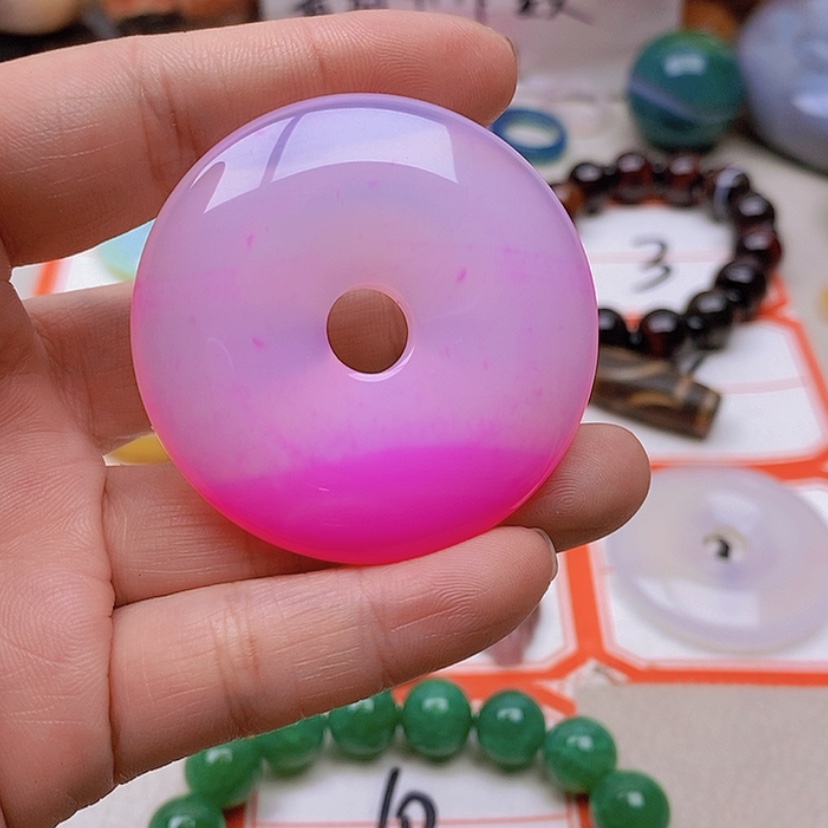 【闪购商品】未镶嵌玛瑙/玉髓珠宝半成品夜*