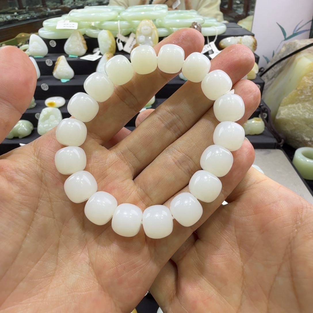 和田玉未镶嵌手串新疆和田玉手串