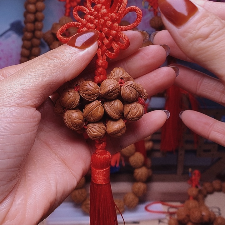 吊坠桃核龙纹桃枭