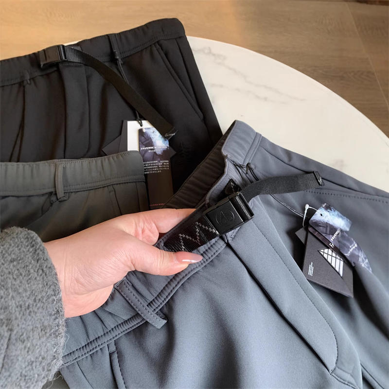 轻奢捡漏！口碑小剪D！秋冬男户外防风保暖登山软壳加绒休闲裤