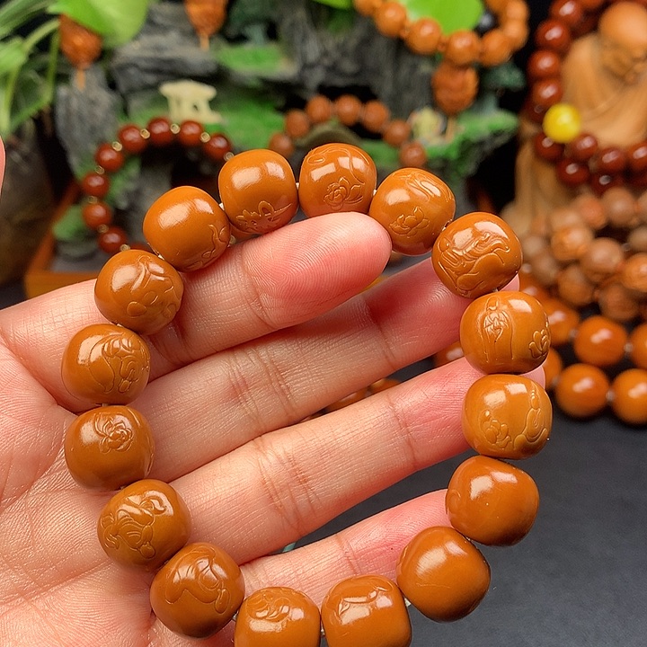 橄榄核手串/手链?****单老型无相14