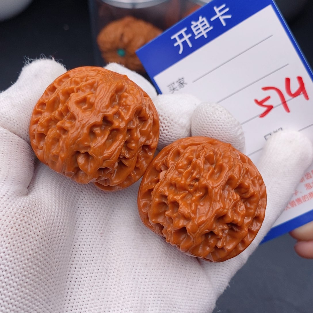 文玩核桃把件39苹果园574