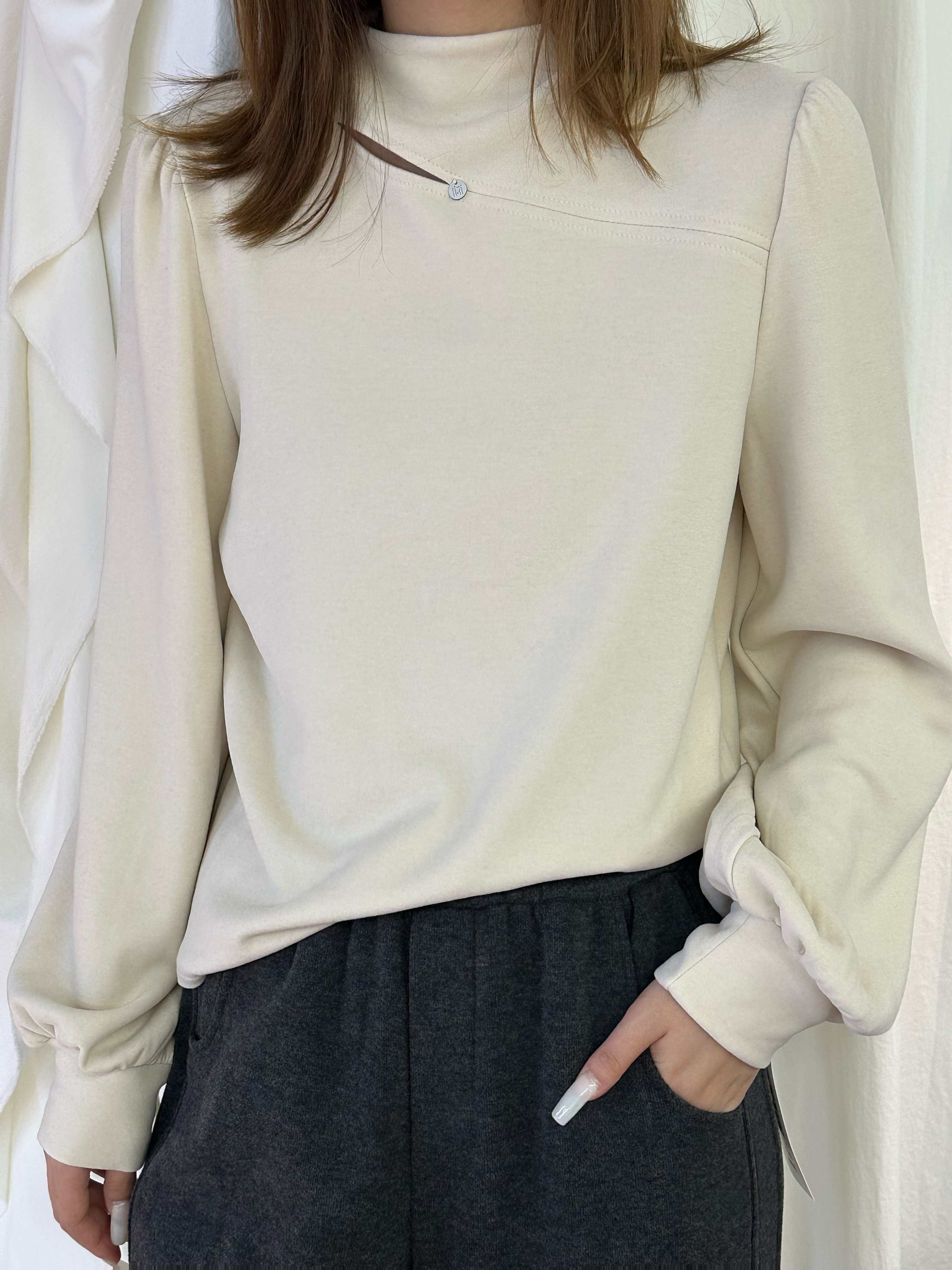 衣凡9838灯笼袖打底外穿保暖秋冬季加厚休闲