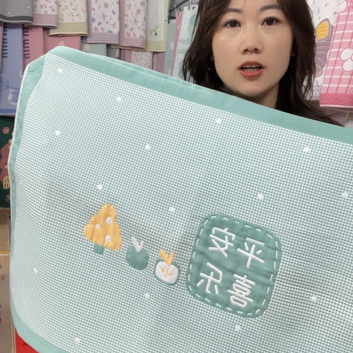 棉特价促销绿色平安喜乐