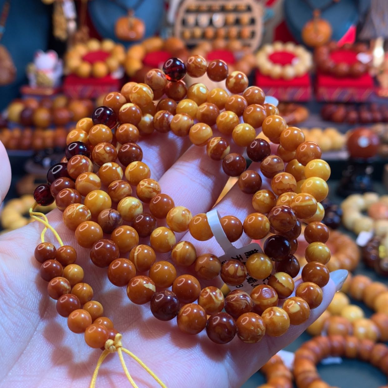 【闪购商品】蜜蜡手链未镶嵌蜜蜡手链