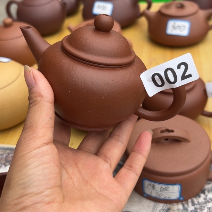 紫砂茶壶朱泥瑕疵190