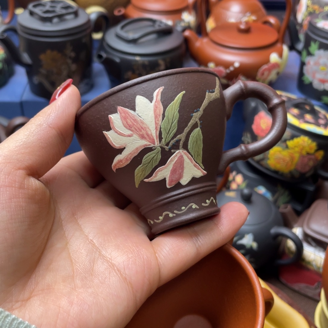 紫砂茶杯紫砂主人杯100cc