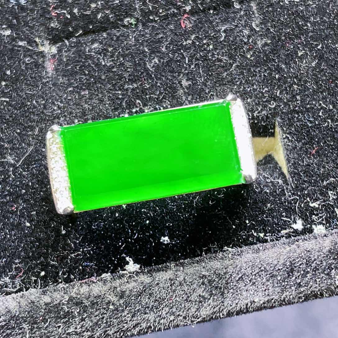 翡翠颈饰银S925镶嵌19，