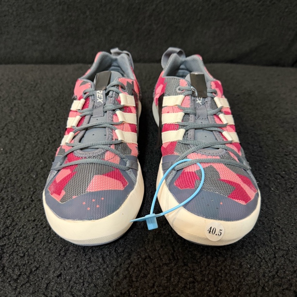 40.5码 灰红白 休闲鞋