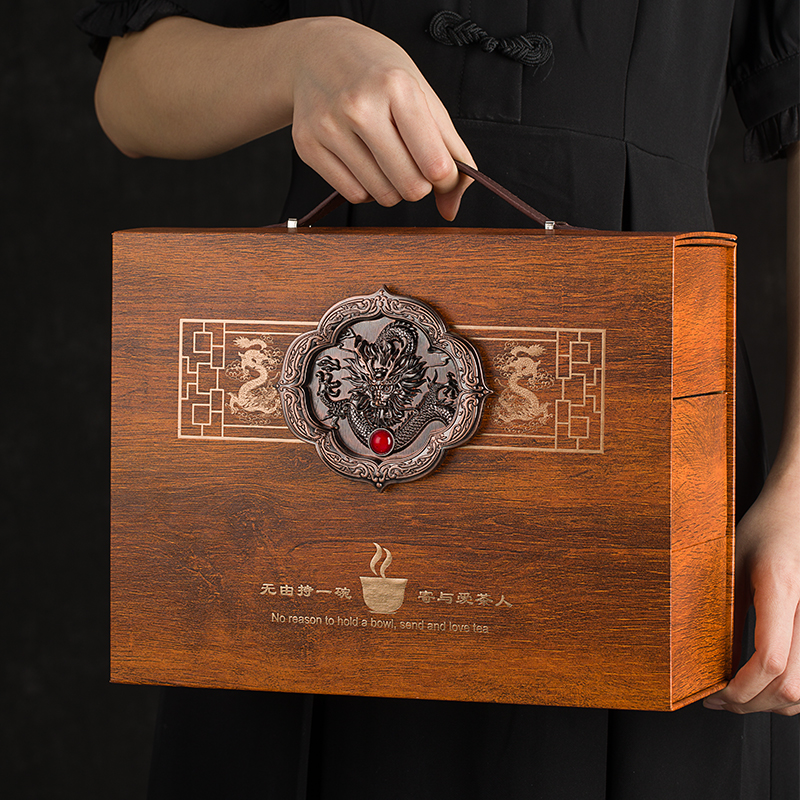 正宗新茶武夷山大红袍岩茶水仙肉桂茶组合礼盒装礼品茶送长辈亲戚