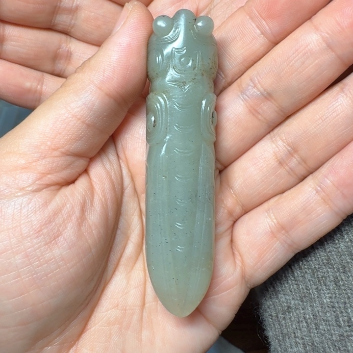 和田玉（糖玉）把件未镶嵌蓟****炖