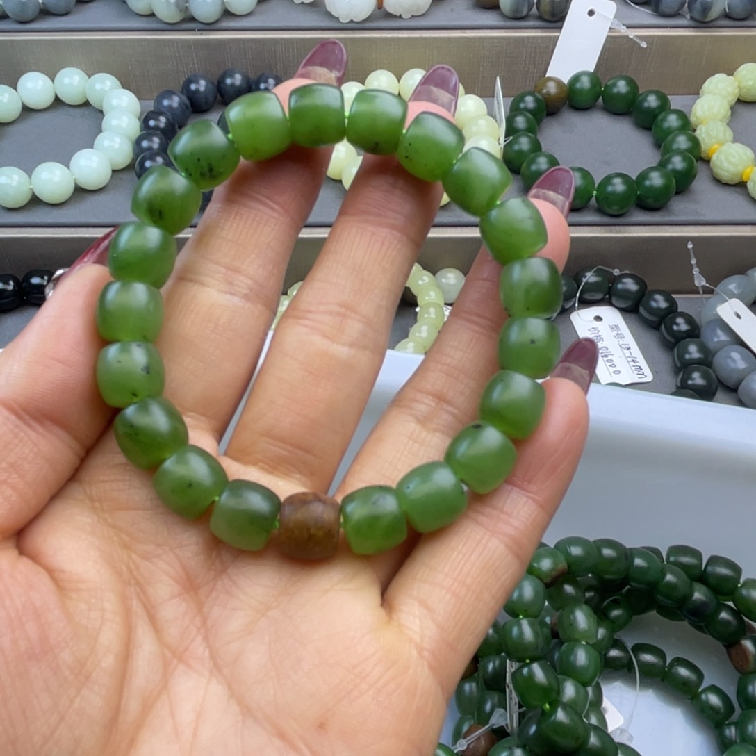 和田玉手链未镶嵌