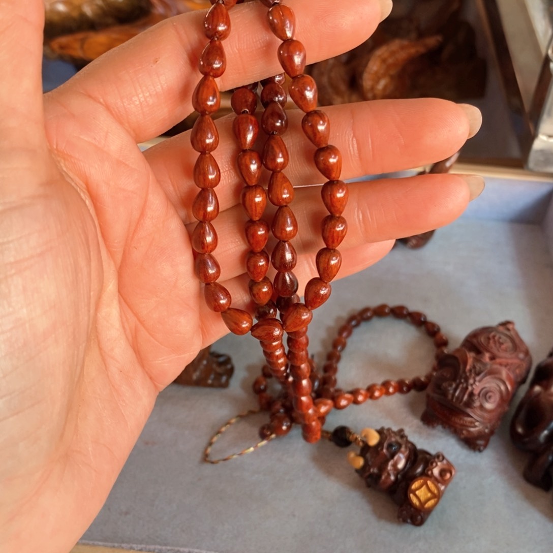 木秋*…黄花梨手串手把