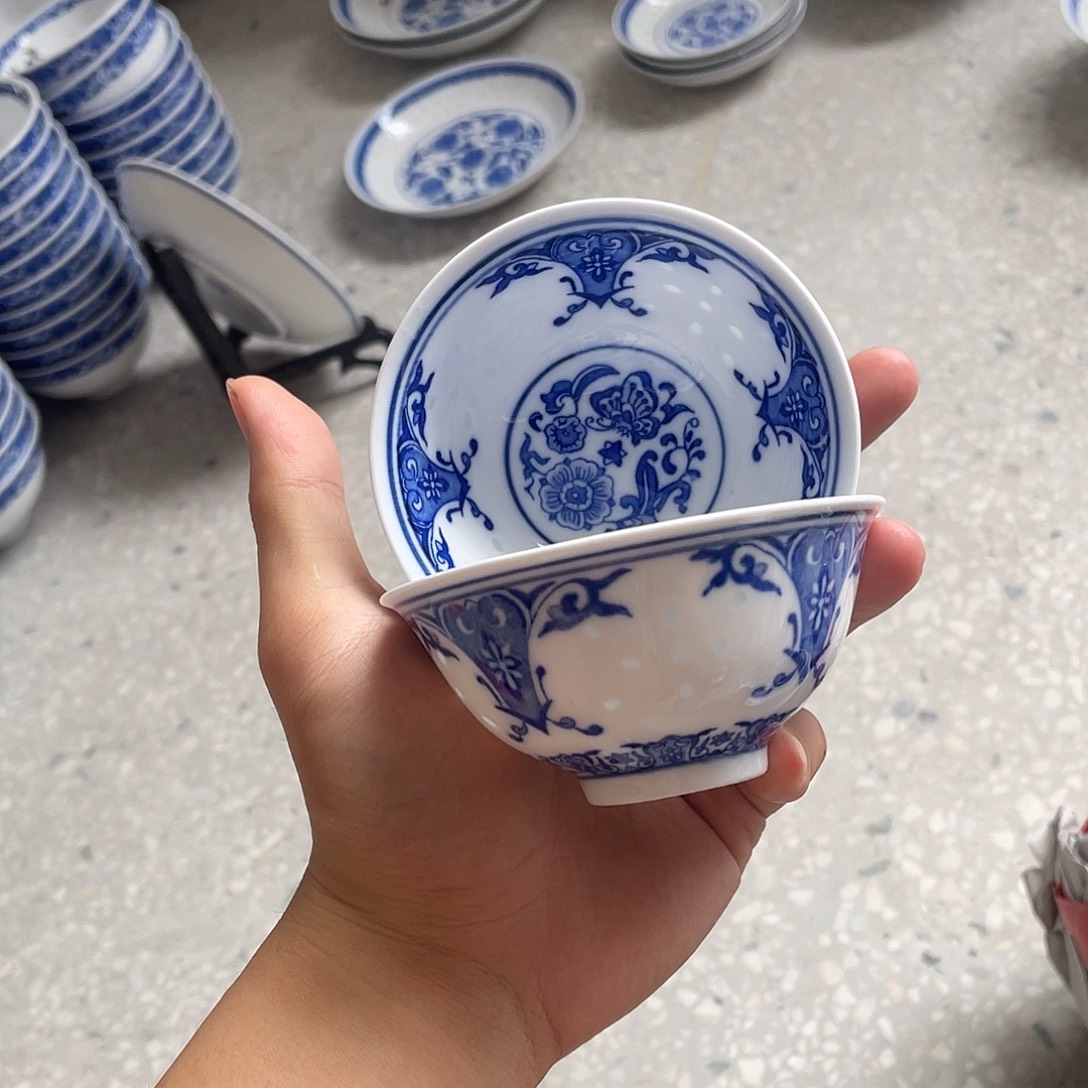 碗景德镇高温细白瓷餐具