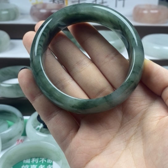 石英质玉（金丝玉）未镶嵌手镯