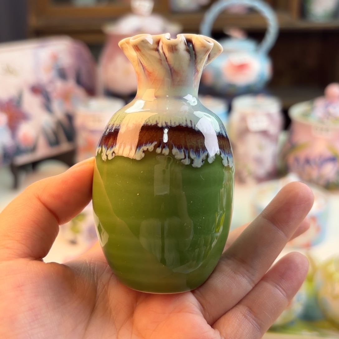 景德镇手绘高温釉下彩陶瓷茶具
