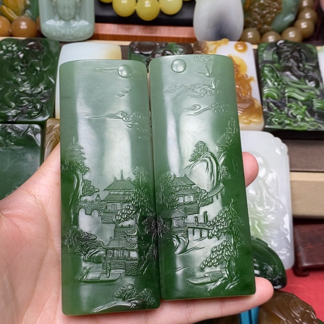 和田玉颈饰未镶嵌旭**升