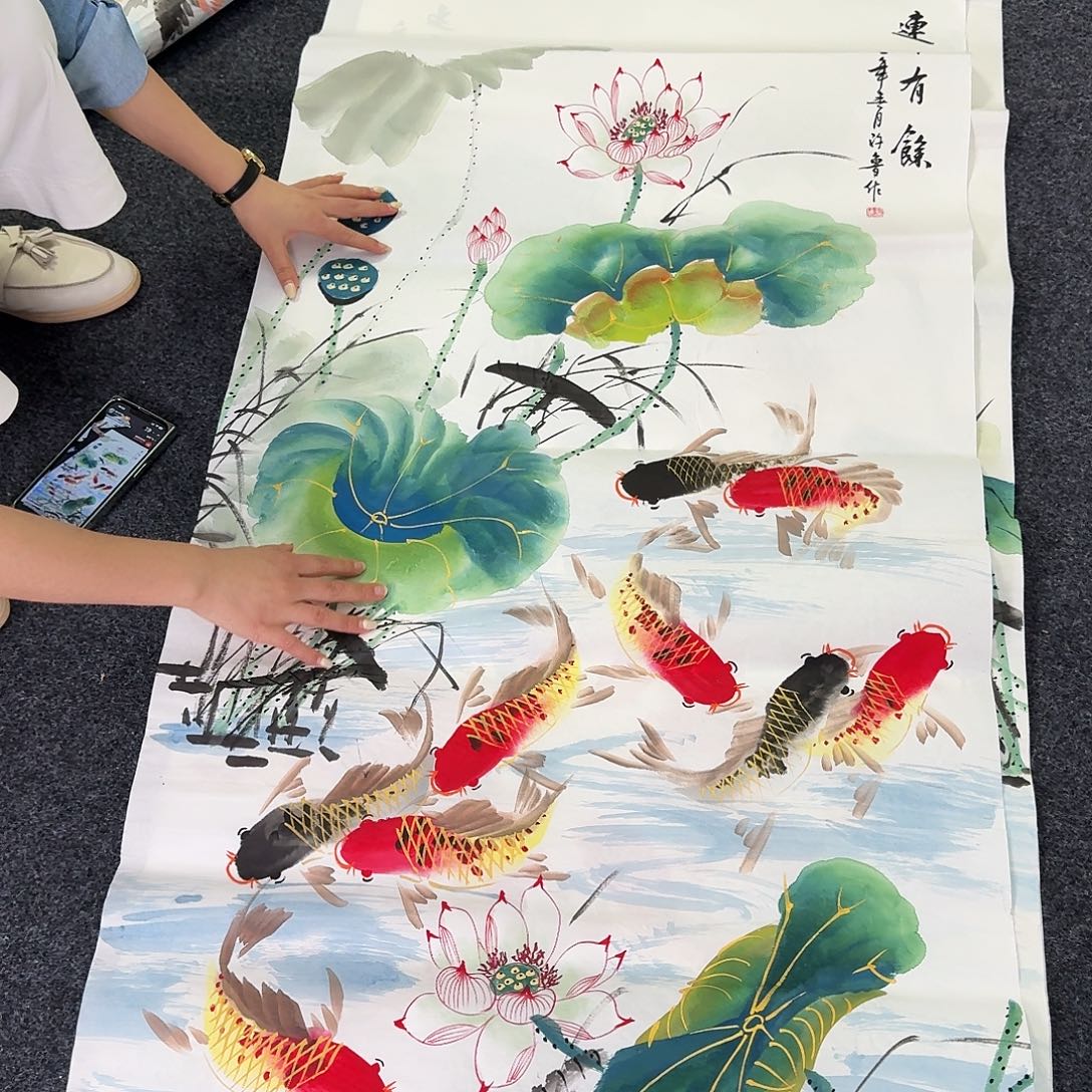 纯手绘国画作品作品