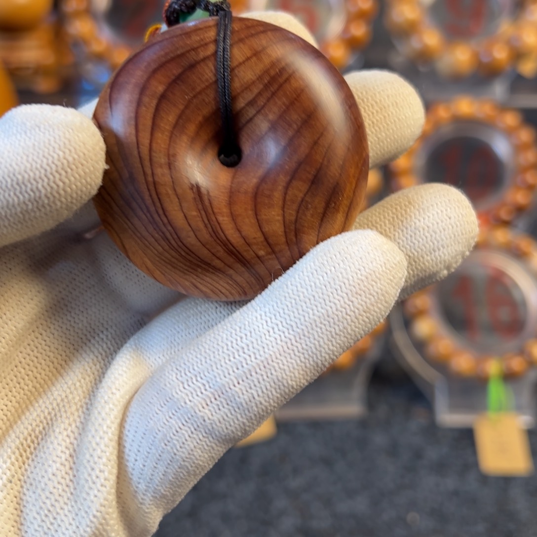 柏木太行崖柏平安扣