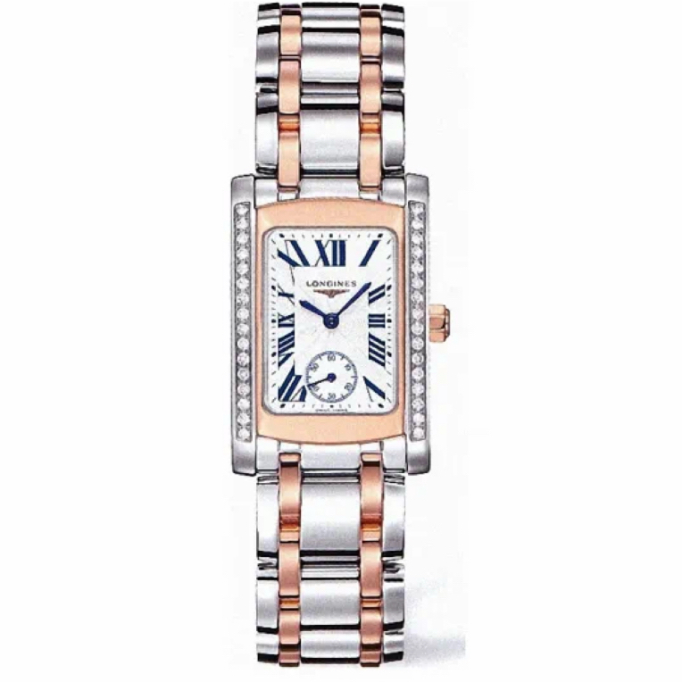 99新 Longines/浪琴 戴卓维纳155/19.8×24.5/石英/18k金