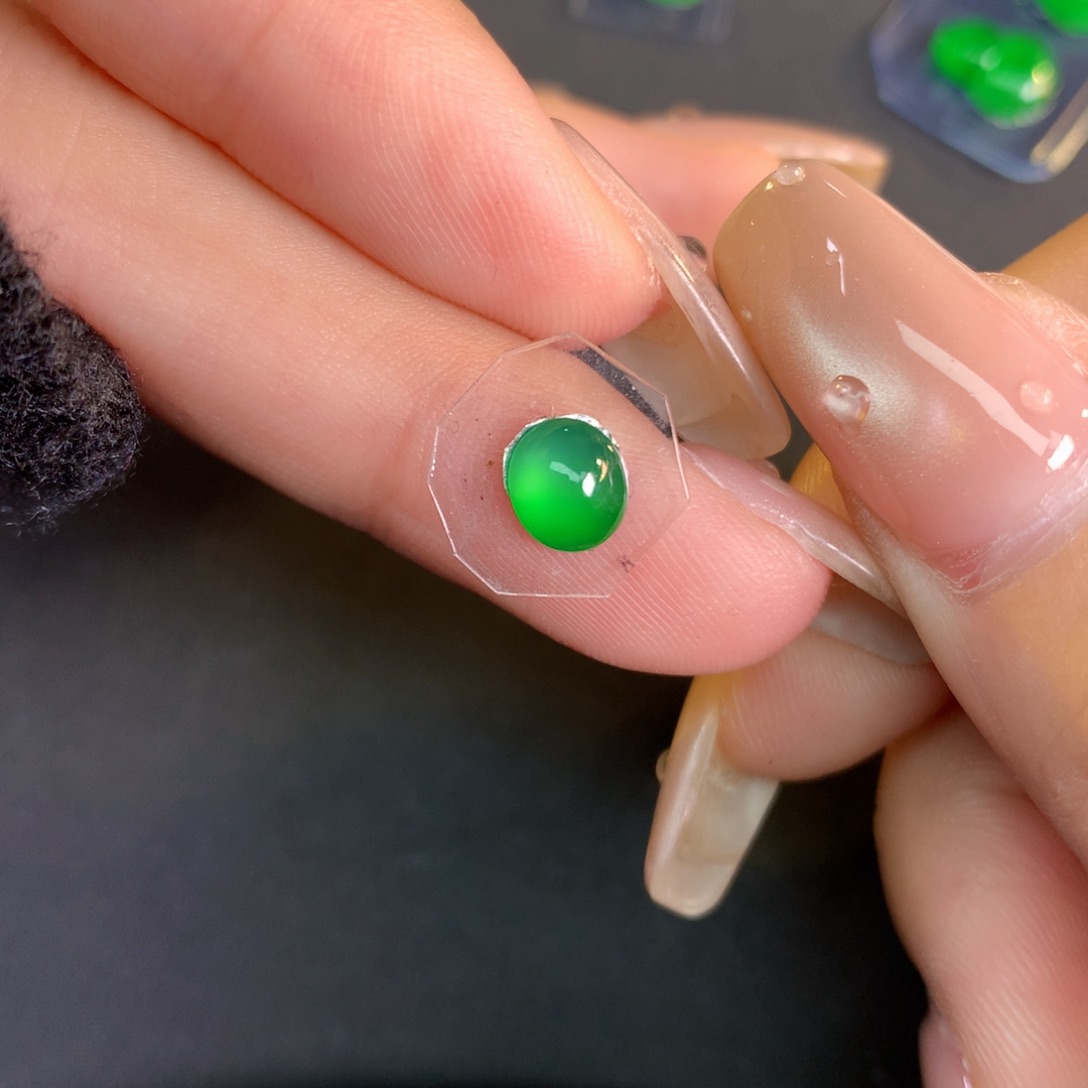 翡翠裸石翡翠翡翠6.27-5.43-3.08