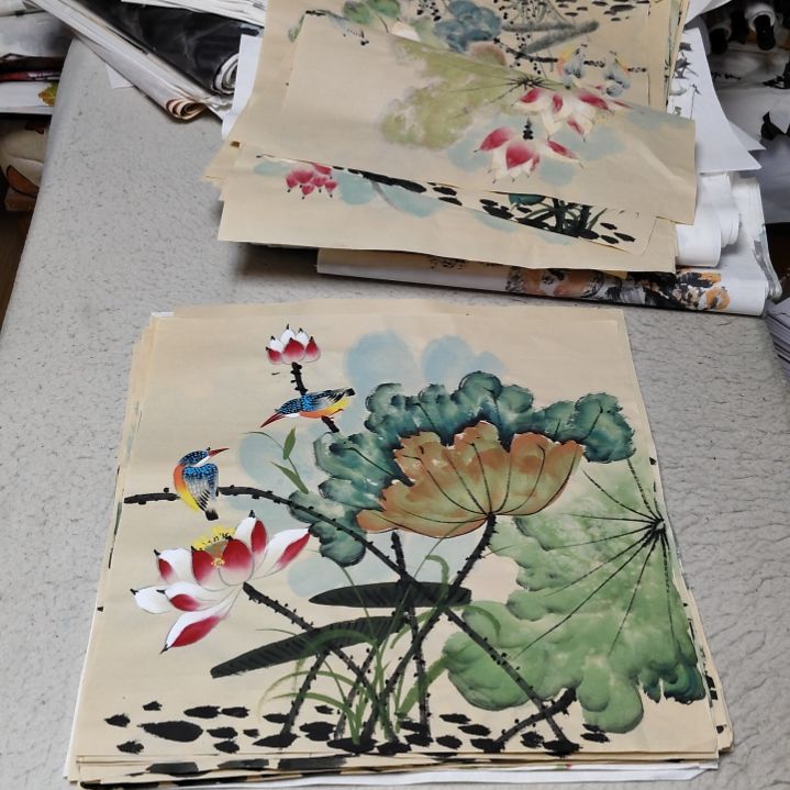 思***文国画国画花鸟花鸟花鸟
