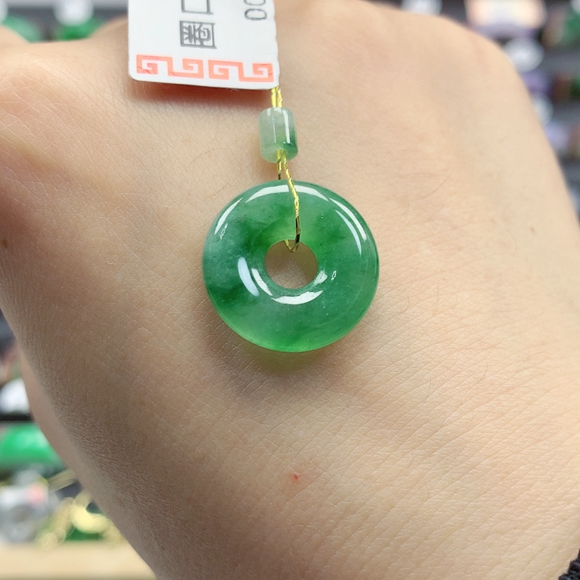 【闪购商品】翡翠戒指未镶嵌甜甜圈