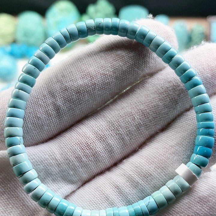 绿松石配饰银S925镶嵌