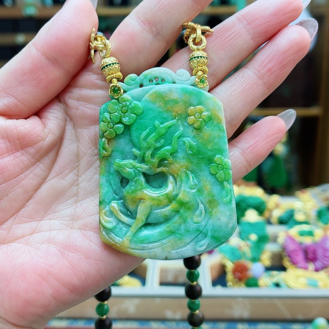 颈饰合金翡翠48小时鉴赏期