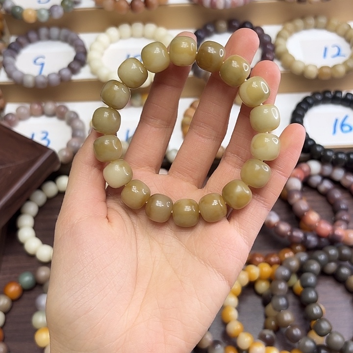 手串菩提根/象牙果卡13油膏茶桶珠