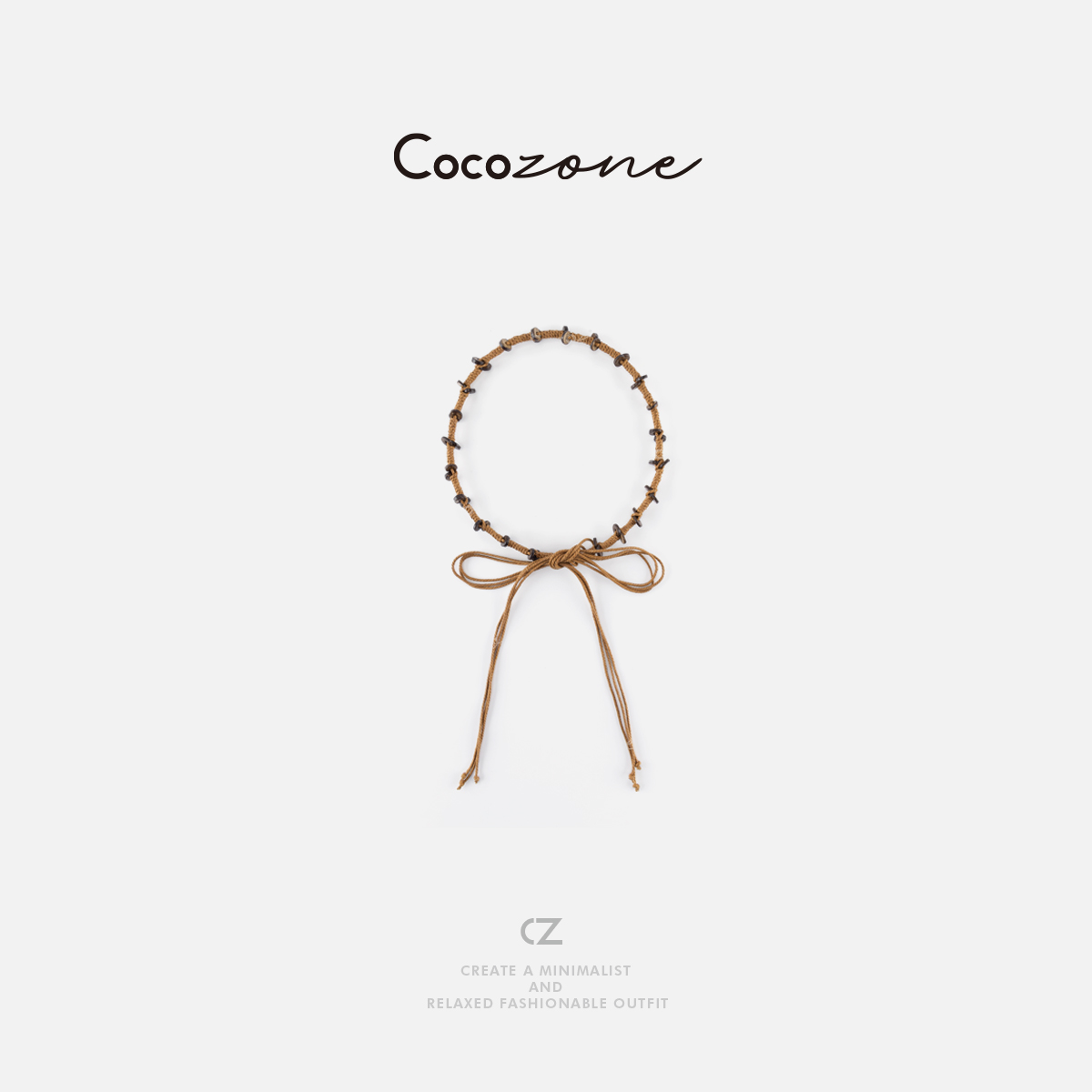 COCO ZONE 刘一一  【波西米亚风】编织设计感串珠腰链CD2A0961