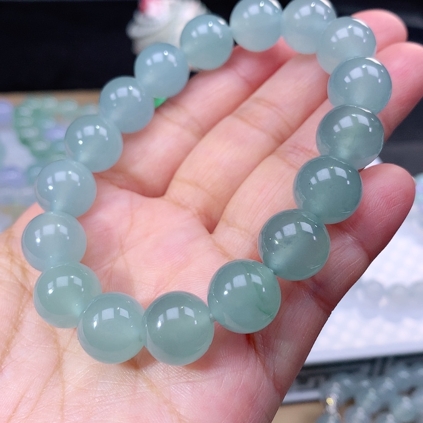 【闪购商品】翡翠手链未镶嵌翡翠卡12.3