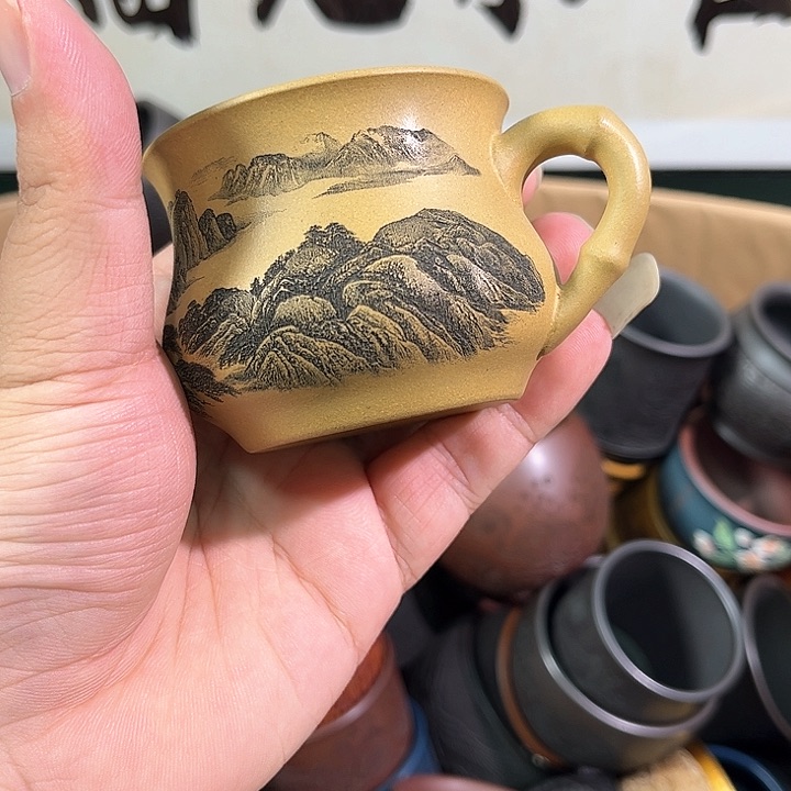 茶杯紫砂全手工紫砂主人杯