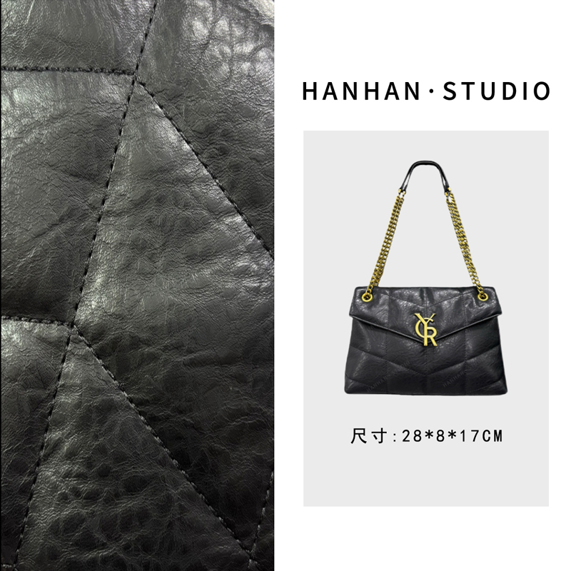 【尚恩CC】SD-5762-黑武士 轻奢时尚复古气质百搭单肩腋下女包