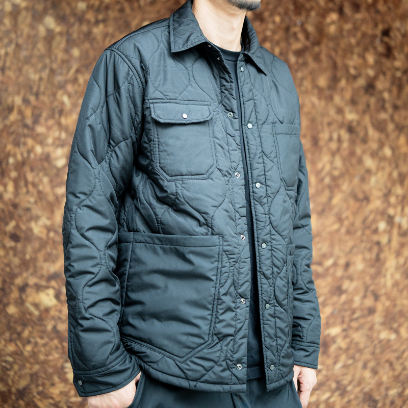 Daggershot冬季男士防风防水保暖翻领葫芦绗缝棉外套112601