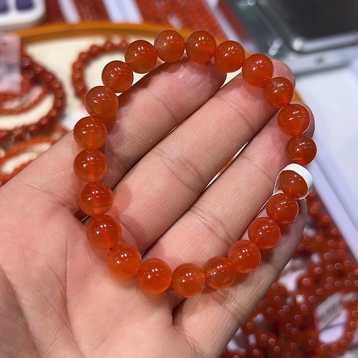 南红玛瑙未镶嵌手串