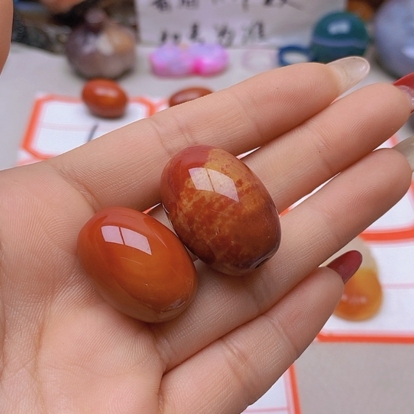 【闪购商品】未镶嵌玛瑙/玉髓珠宝半成品然**物