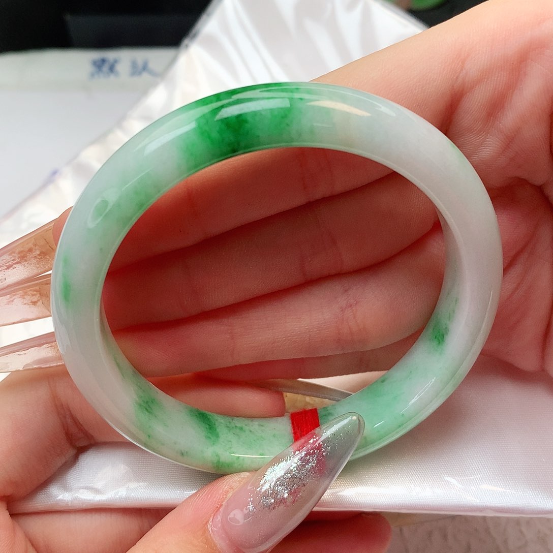 未镶嵌手镯翡翠正圈58