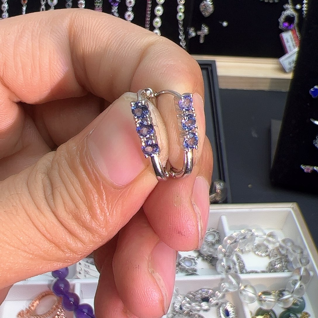 紫晶珠宝半成品银S925镶嵌