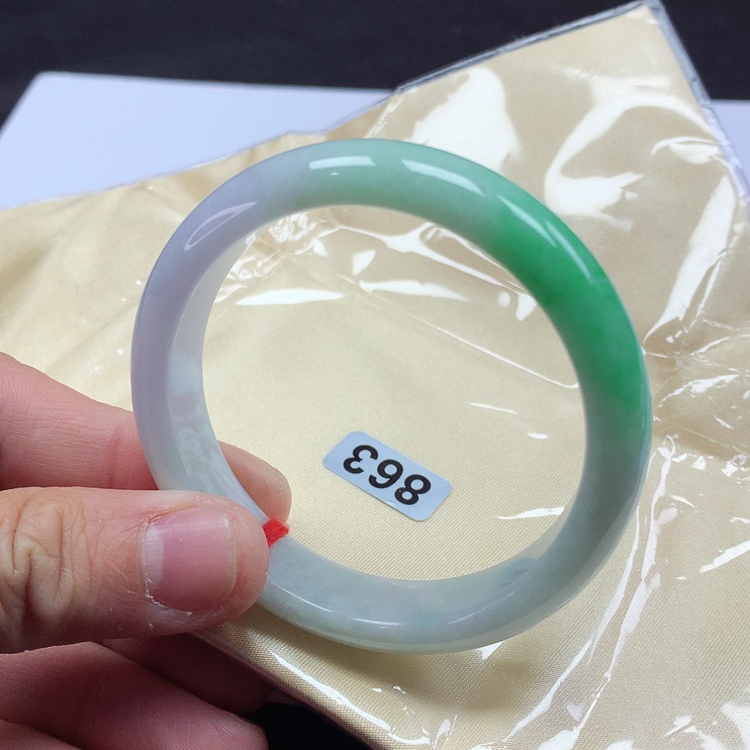 翡翠手镯未镶嵌53正圈