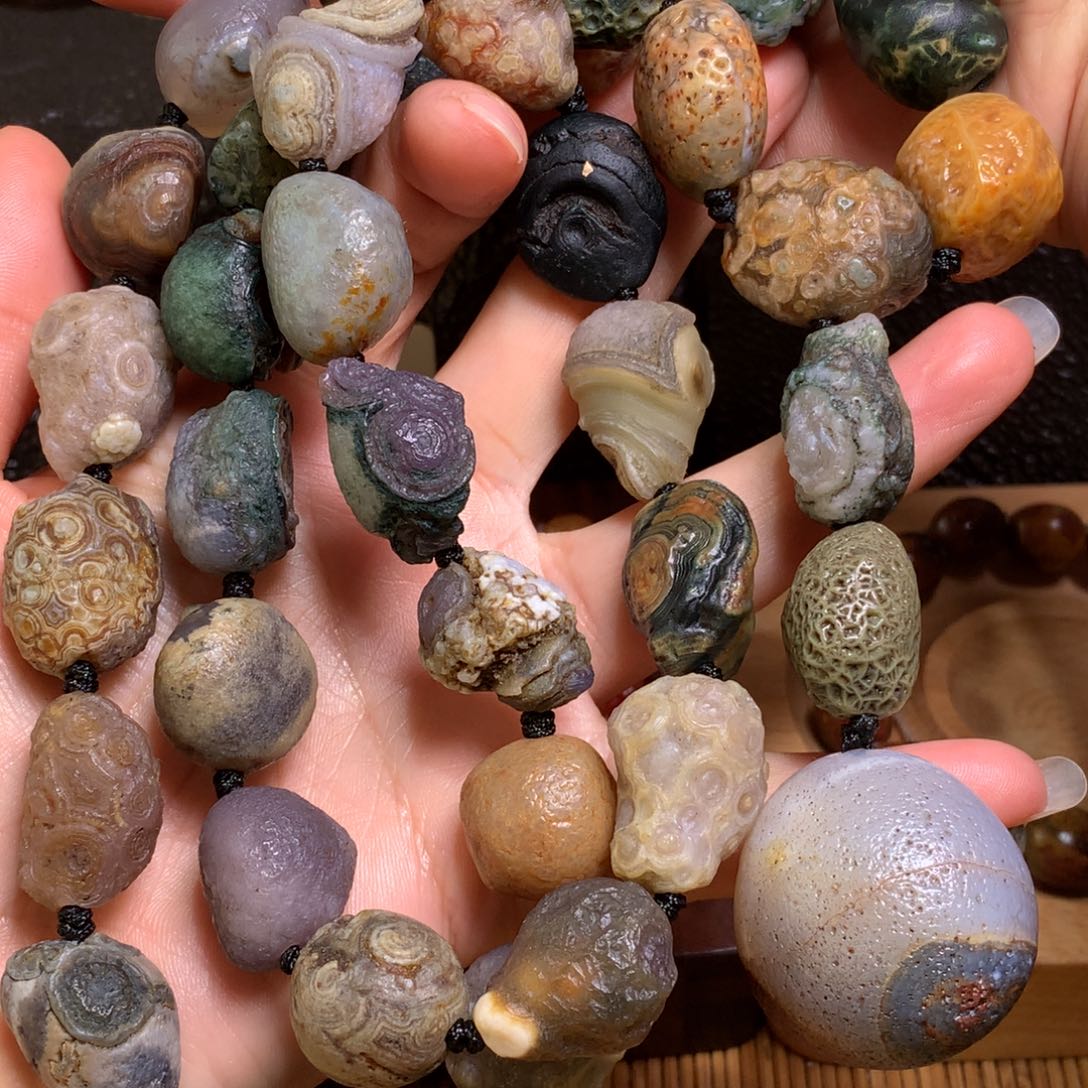 未镶嵌玛瑙/玉髓珠宝半成品