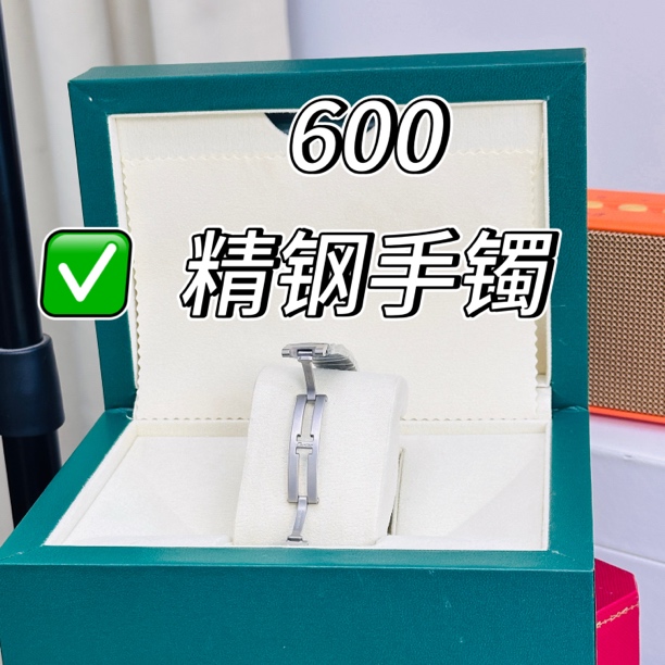 钛钢手镯 气质轻奢小众女款折叠手镯