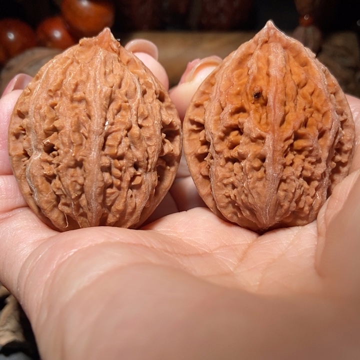 把件文玩核桃东北楸子小雪265