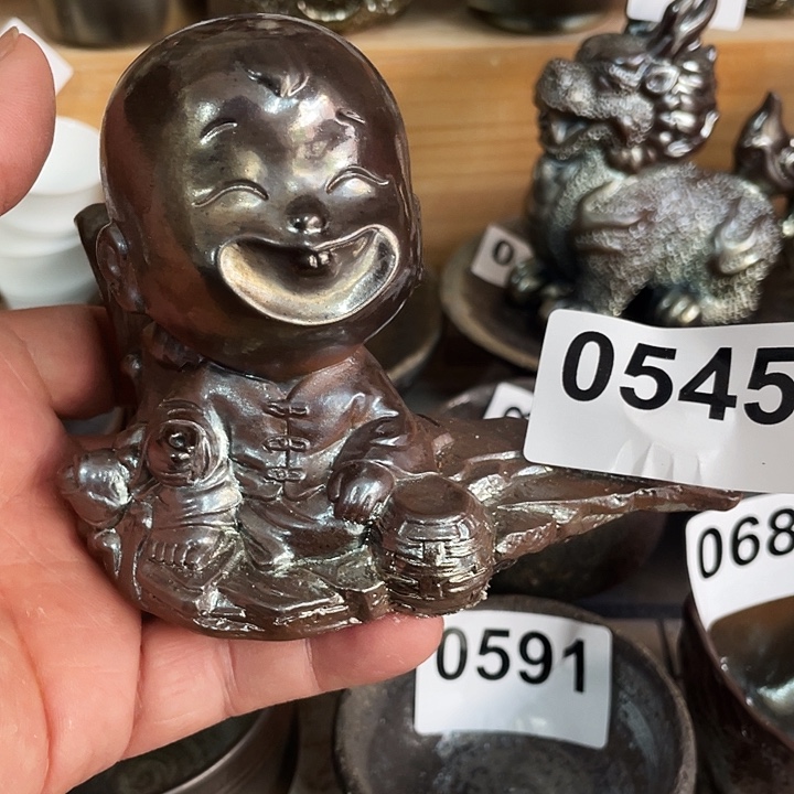 陶摆件柴烧纯手工545