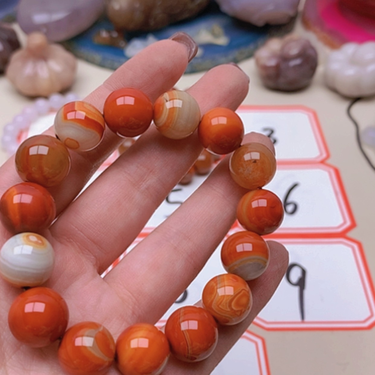 【闪购商品】未镶嵌玛瑙/玉髓珠宝半成品木*木