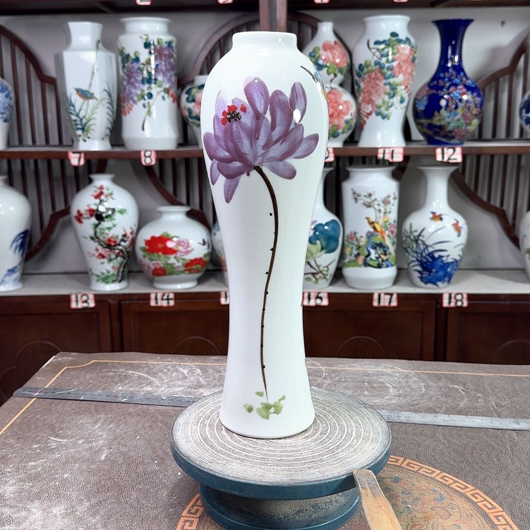 陶摆件景德镇陶瓷美鸟