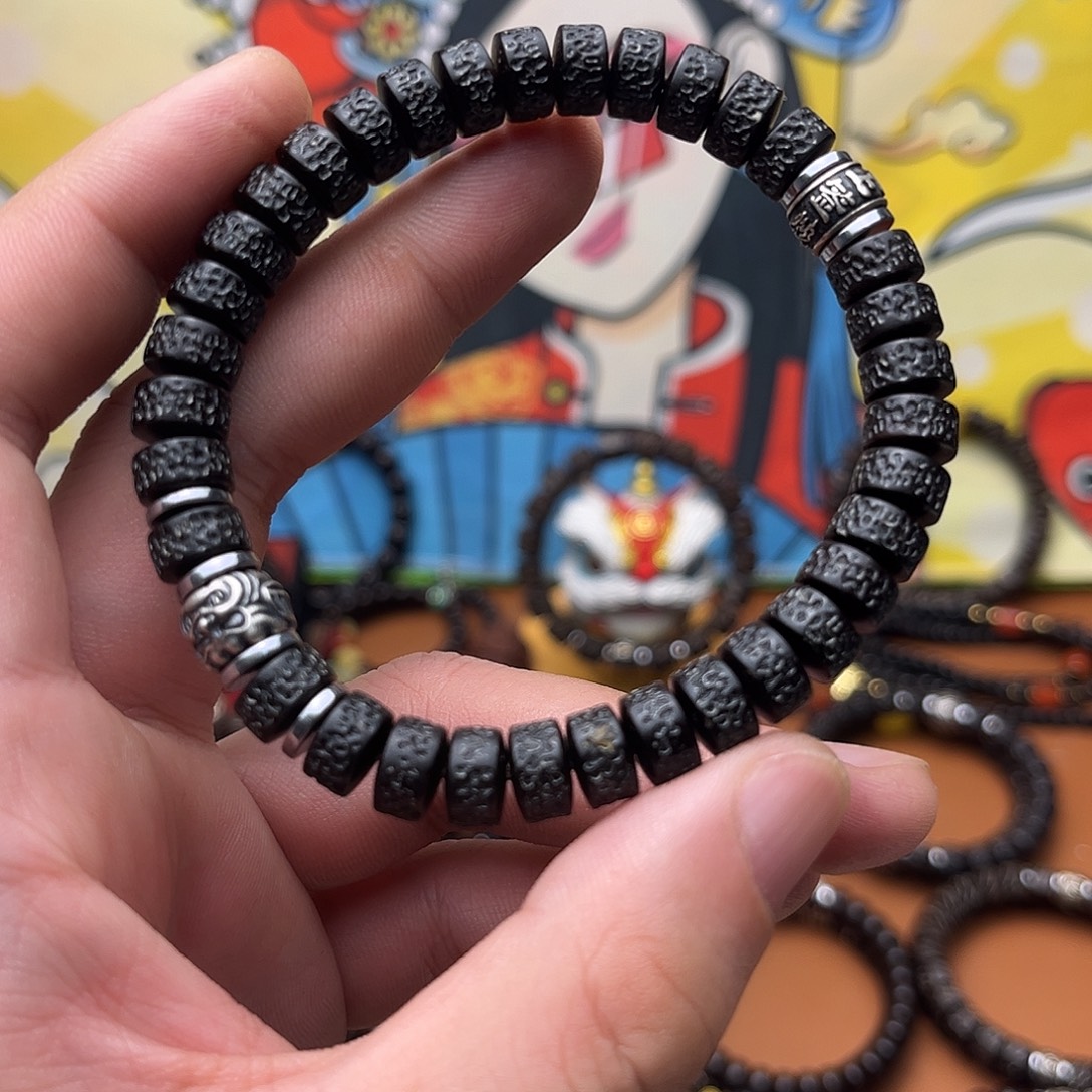 手串椰蒂9黑金耶嘎吞金兽上上签