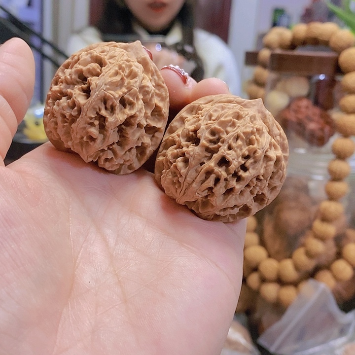 【闪购商品】文玩核桃把件40中国大花